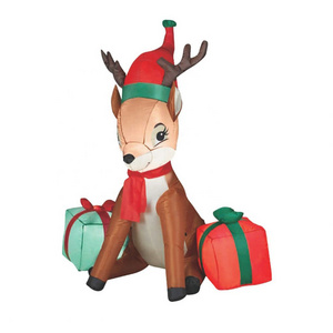 Inflatable Advertising Model Christmas Decorations Cartoon Inflatable Santa Christmas Reindeer