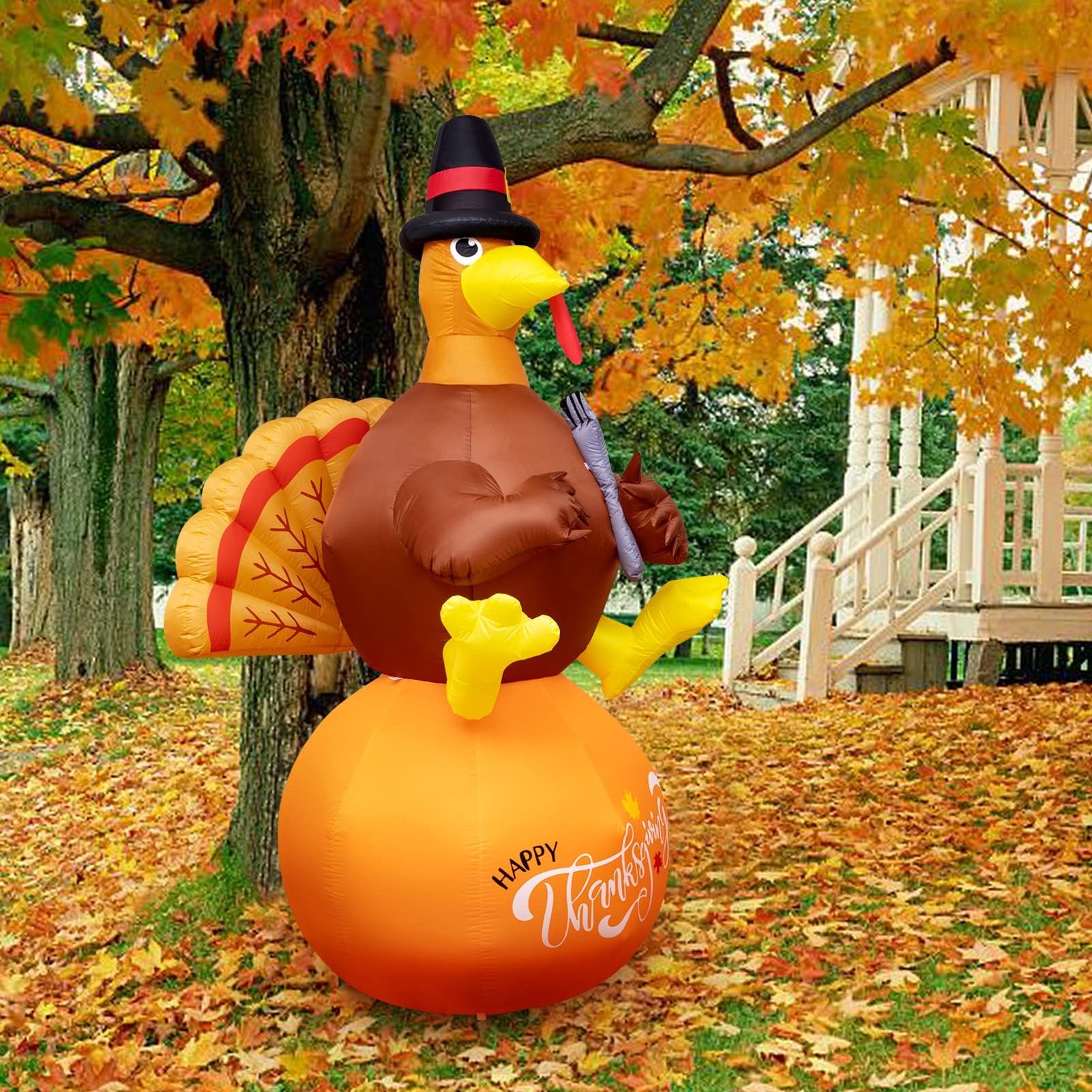 Festival Decoration Inflatable Supplier Blow Up Yard Turkey Thanksgiving Inflatables