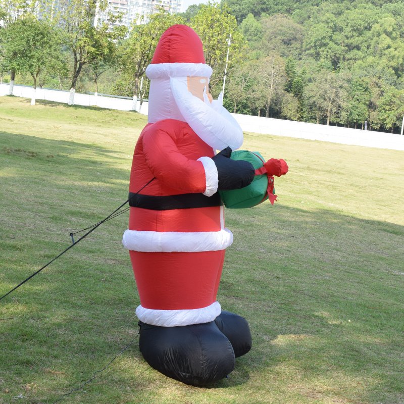 Inflatable Christmas Decorations Lighted Giant 6ft Santa Claus for Holiday Outdoor and Indoor Yard