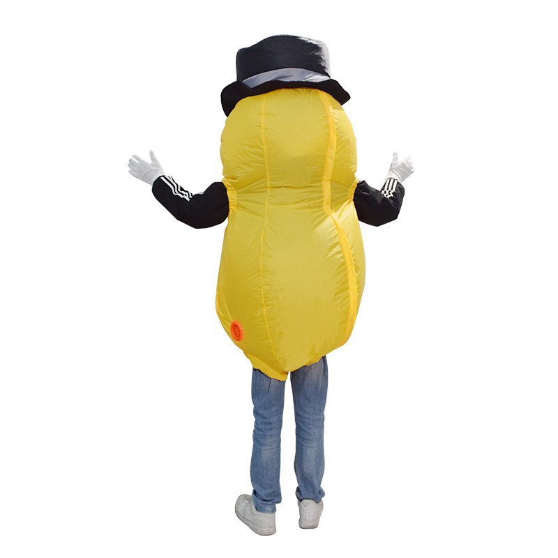 Wholesale Inflation Mr. Peanut Theme Party Halloween Peanut Inflatable Costume Suit for Adults