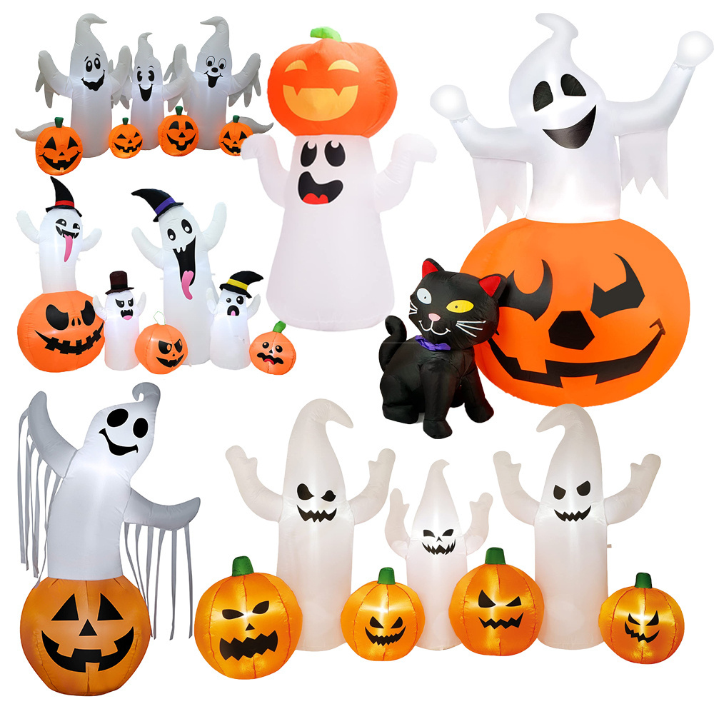 Wholesale Popular Decoration Spooky Pumpkin Blow up Decor Halloween Inflatable for outdoor