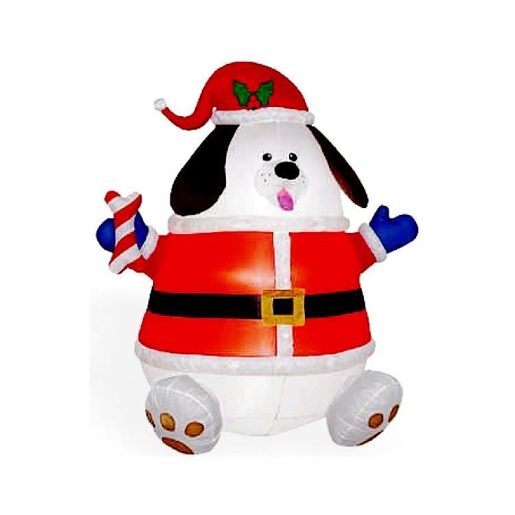 Outdoor Standing Yard Decoration Dalmatians Lawn Garden Christmas Inflatable Dog