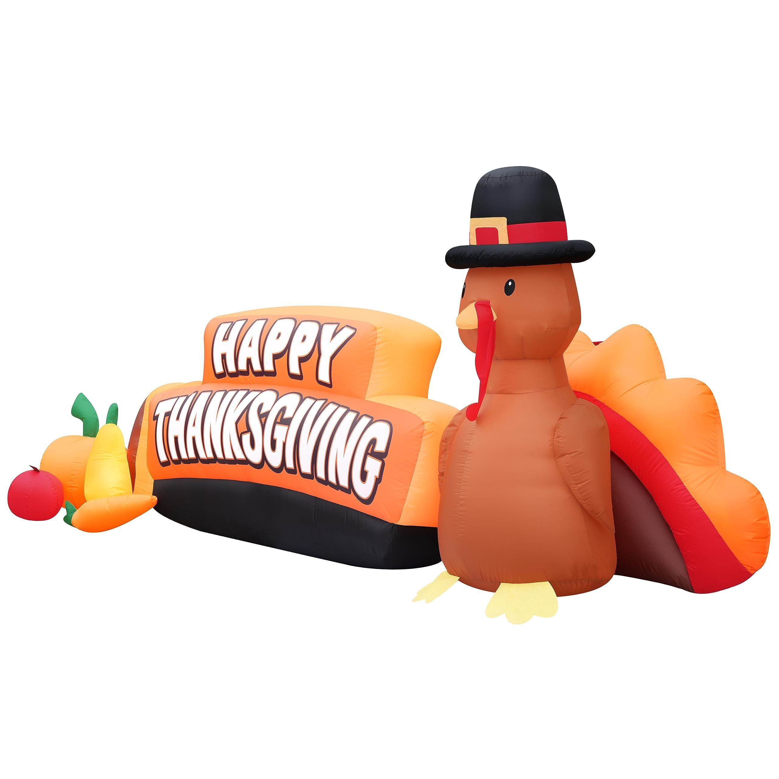 Holiday Inflatable  Factory Customized Large Thanksgiving Inflatables Happy Thanksgiving Sign