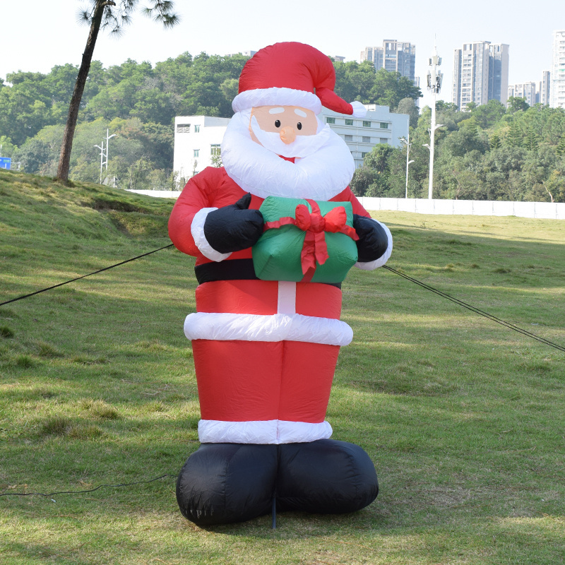 Inflatable Christmas Decorations Lighted Giant 6ft Santa Claus for Holiday Outdoor and Indoor Yard