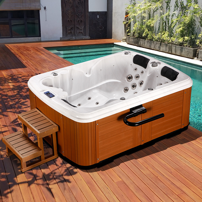 2024 New Product Luxury Acrylic outdoor hot tub spa WithJacuzzier Bath swim spa hot tub  plug and play spa hot tub