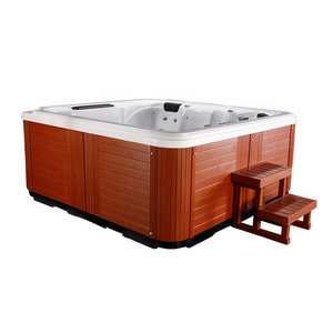 Round Outdoor 5 Person Family Massage Hot Tub Spa Hot Tub