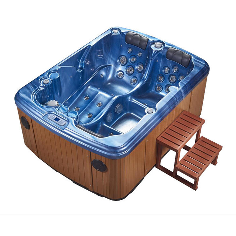 2024 New Product Luxury Acrylic outdoor hot tub spa WithJacuzzier Bath swim spa hot tub  plug and play spa hot tub