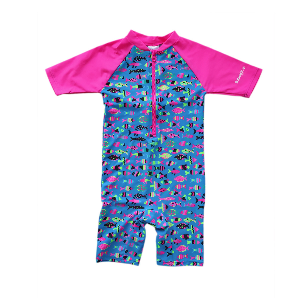 Children upf 50+ sun protection Surfing Clothing Suit One Piece Short Sleeve Kids Wetsuit Diving Suits