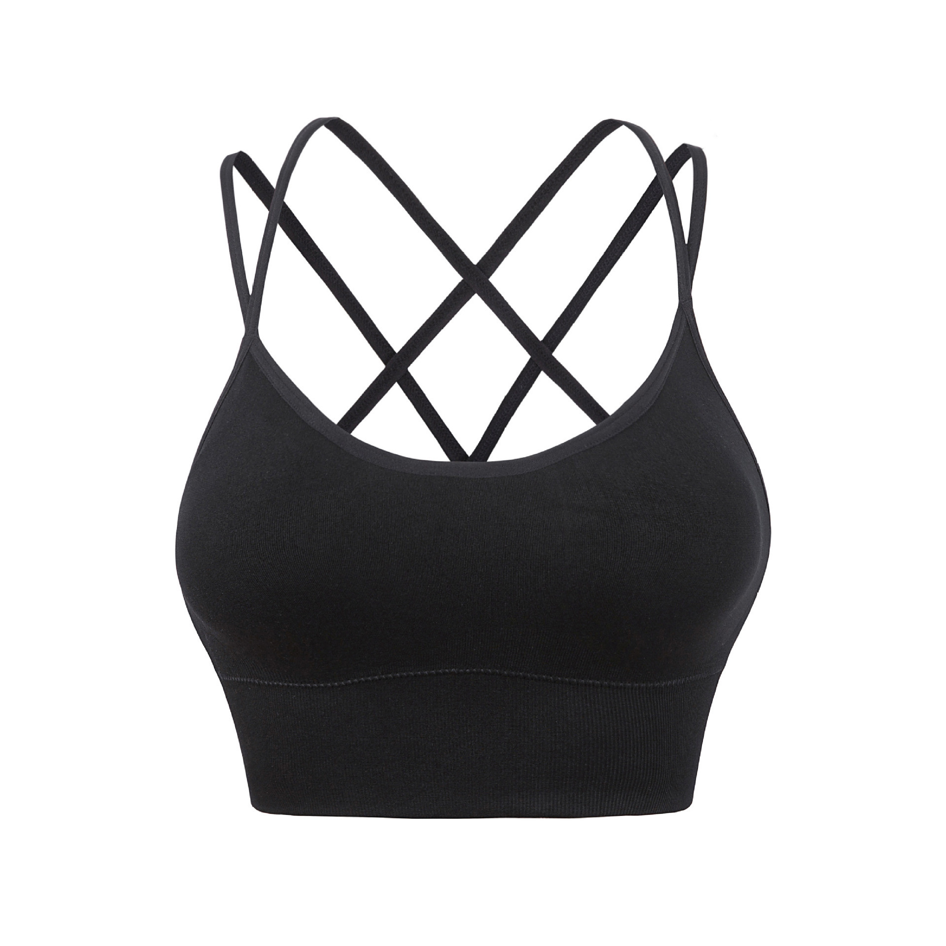 Low quantity 10pcs wholesales Fitness Sexy Girls Running Gym Yoga Bra Tops Custom Logo Crane Exercise Workout Women Sports Bra