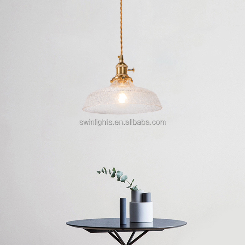 Modern design Nordic  Edison bulb glass hanging pendant light decorative lighting fixture home lighting