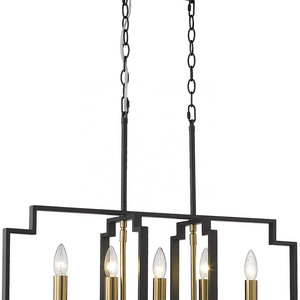 5-Light Modern iron kitchen island lighting pendant Light for dinning room