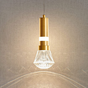 Modern Kitchen Island Pendant Lighting Dimmable LED Gold Mini Pendant Lights Kitchen Light Fixture