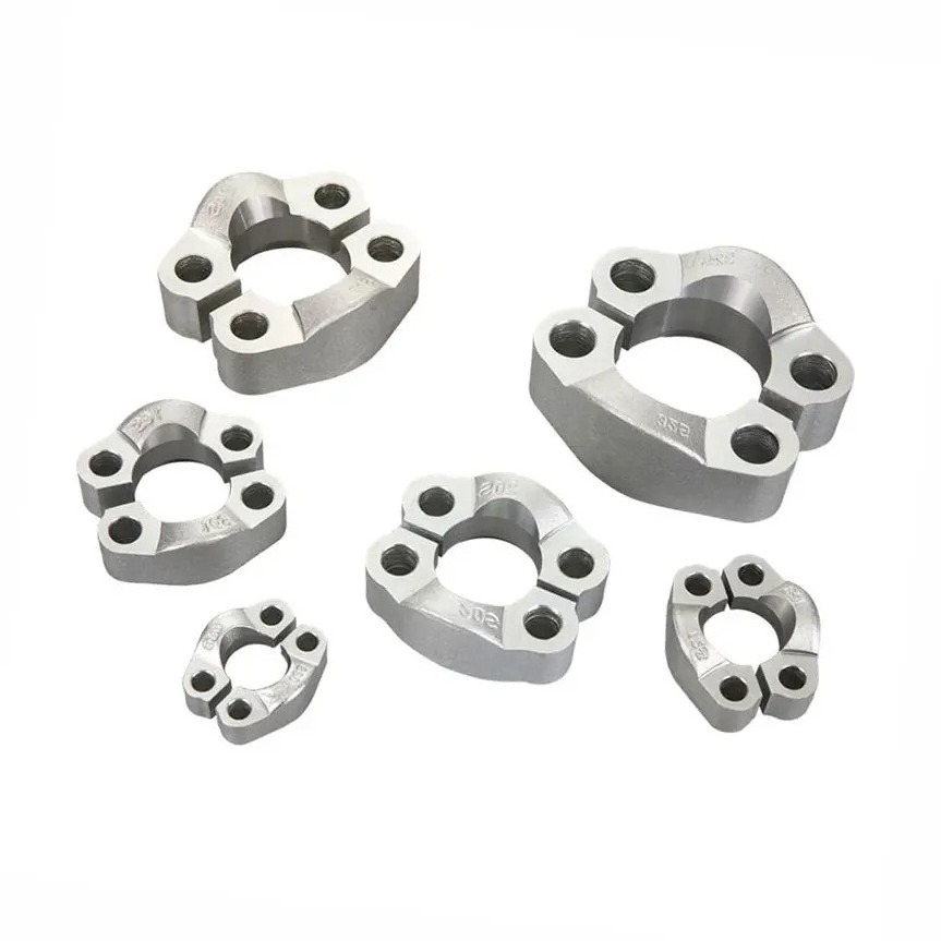 High Pressure Hydraulic Carbon Steel C45 Stainless Steel 304 316 Heavy Duty Integrated Flange Clamps