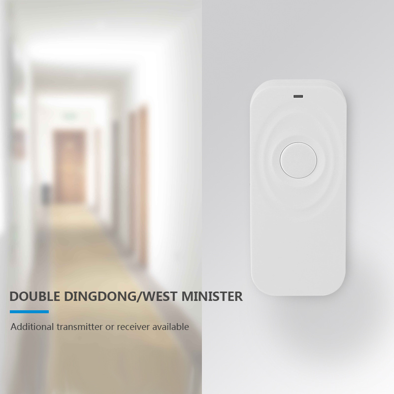 Smart Doorbell House Wireless Doorbell Chime Waterproof IP65 Level With 38 Songs Outdoor Door Bell Home Security Alarm