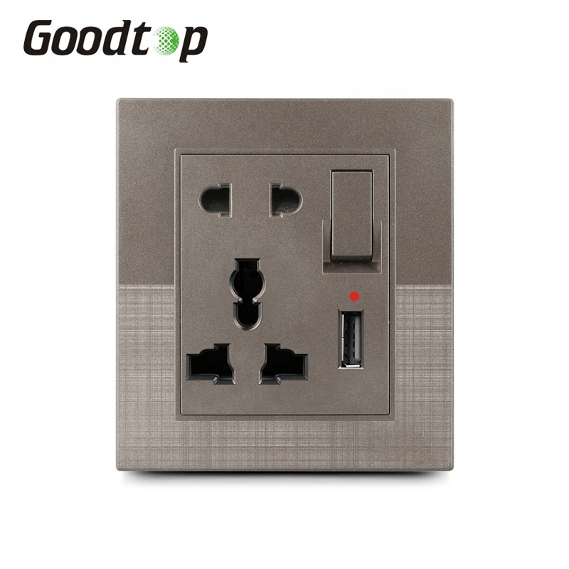 Goodtop 2021E1 2+2 wall switch and socket