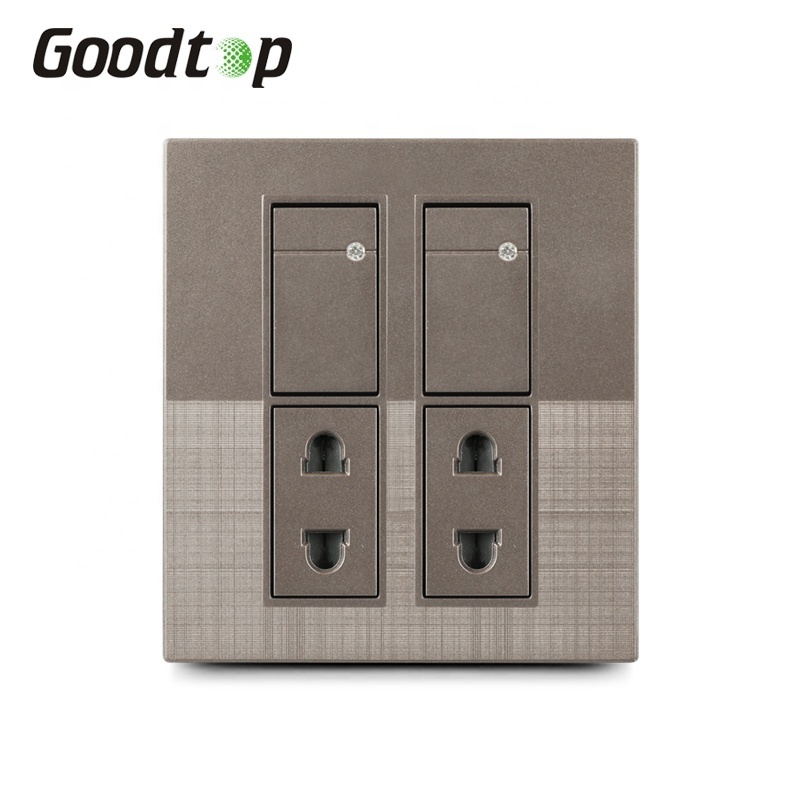 Goodtop 2021E1 2+2 wall switch and socket