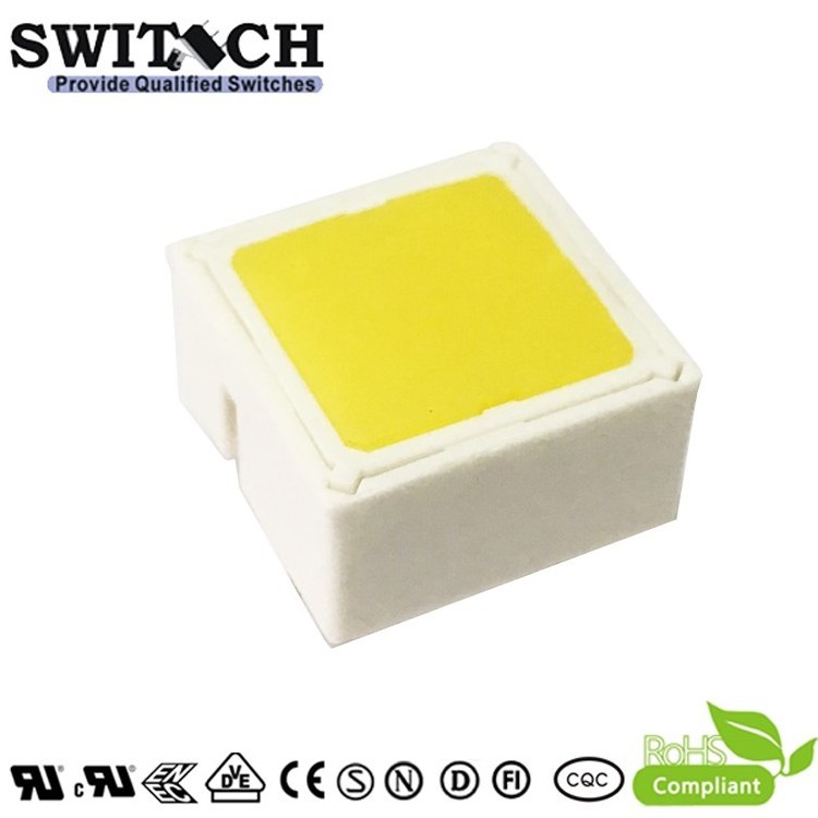 15x15mm Illuminated Tact Switch with White LED Alternative Rafi