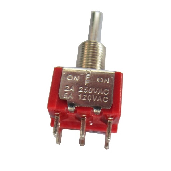 Waterproof Miniature Toggle Switch 250V Stainless Steel Actuator Toggle Switch