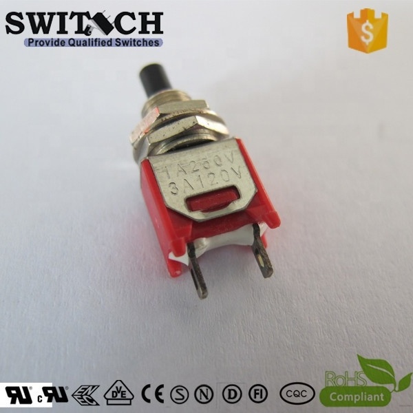 SPST IP67 Mini Push  Button  On  Off  Waterproof Switch For Home