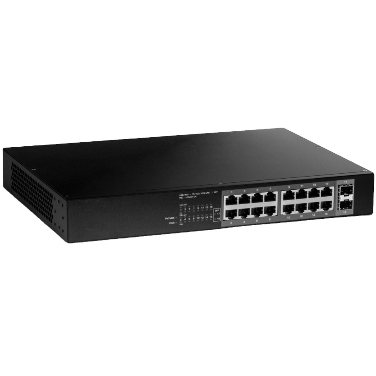 16*10/100/1000 TRJ45 POE switch Unmanaged network poe switch for CCTV