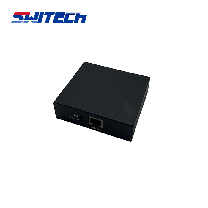 Chinese factory direct sales Metal case  Gigabit PoE Extender 1-port Giga network switch