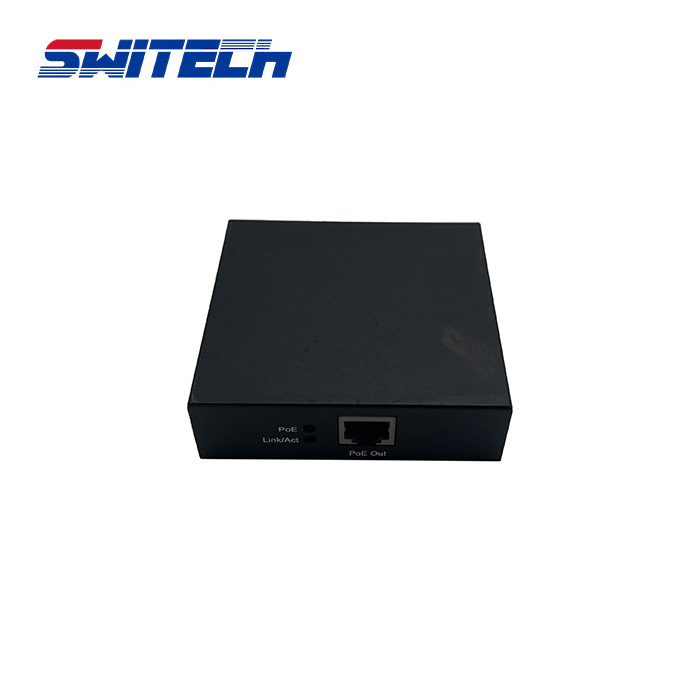 Chinese factory direct sales Metal case  Gigabit PoE Extender 1-port Giga network switch