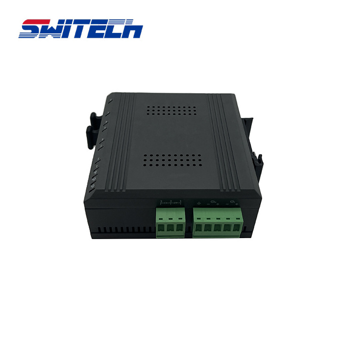 6GE ports and 2 Giga ST DIN rail ethernet switch,available in slim size