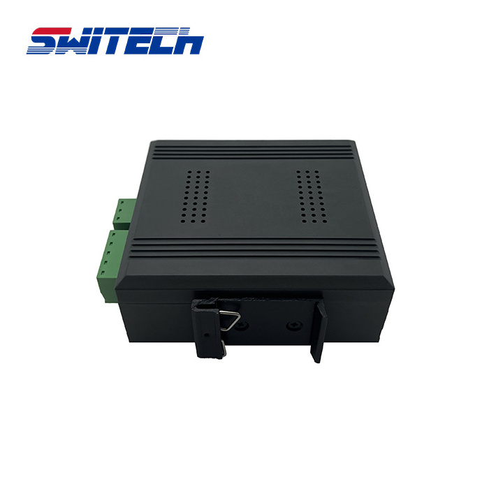 6GE ports and 2 Giga ST DIN rail ethernet switch,available in slim size