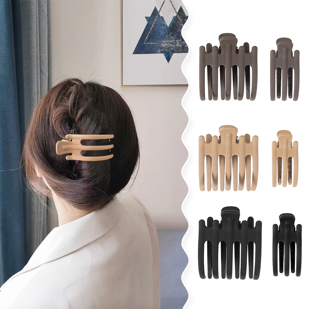 2023 Alligator Hair Claw Clips French Concord Barrette Flat Grip Non-Slip Hairgrips for Thin Hair Duck Billed Hair Clip