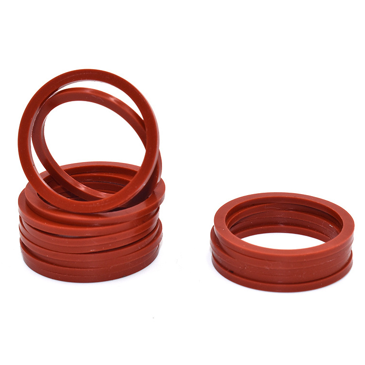 Silicone Rubber Washers Seals O Rings Red Soft Silicone Gasket Fittings for 3/4 Inch Garden Hose and Water Faucet