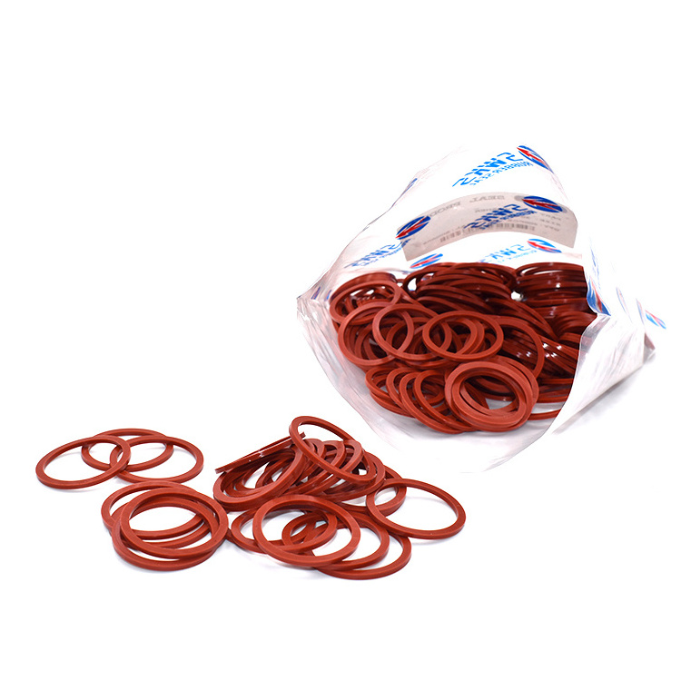 Silicone Rubber Washers Seals O Rings Red Soft Silicone Gasket Fittings for 3/4 Inch Garden Hose and Water Faucet