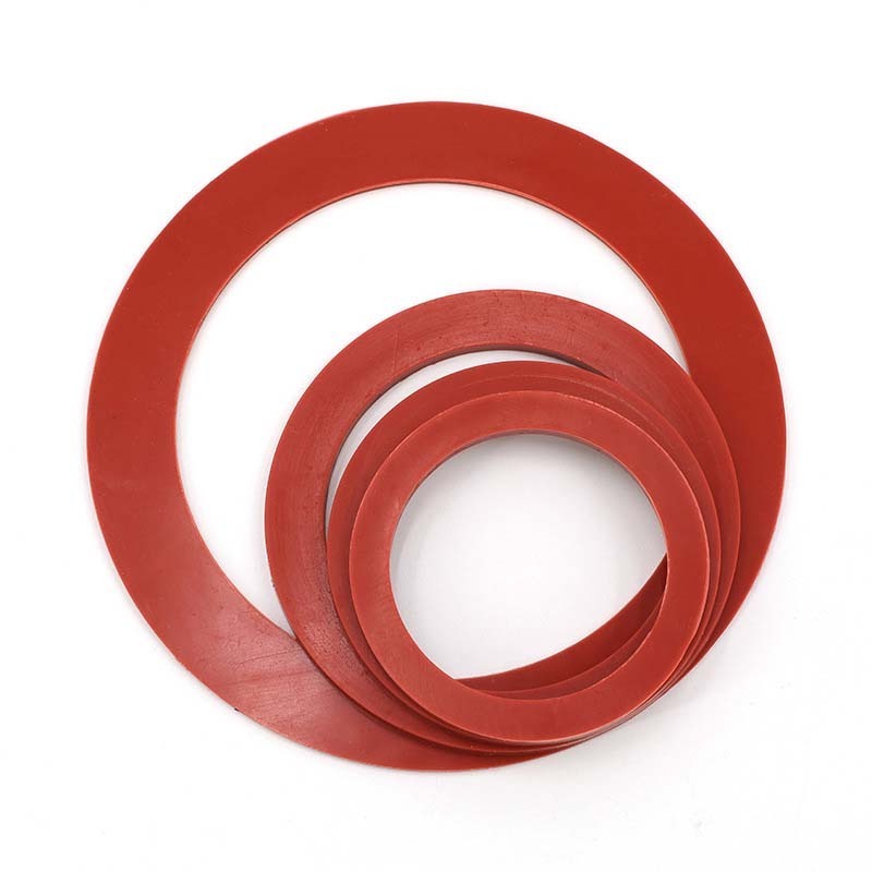 Custom Size Silicone Seal  Silicon Rubber Seal Gasket Flat Washer Seal Ring