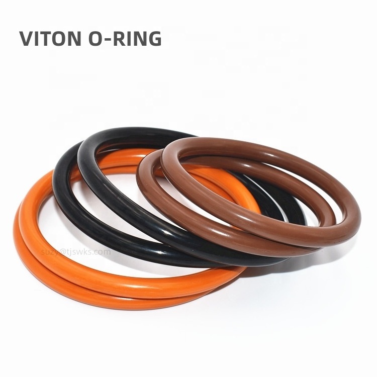 SWKS Manufacture Custom Oil High Temperature Resistance  60 - 95 Duromter FKM O-Rings Seals Fluororubber Oring Rubber O Rings