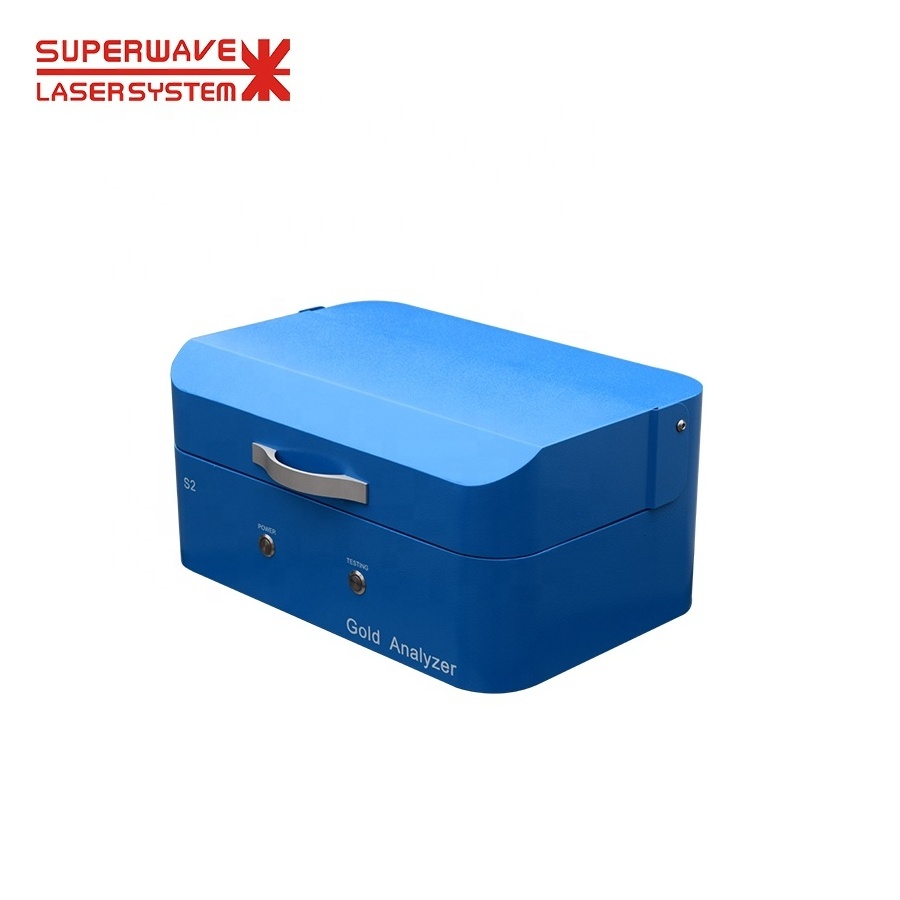 XRF Gold Analyzer Gold Testing Machine Gold and Platinum Portable Superwave CN;GUA Blue