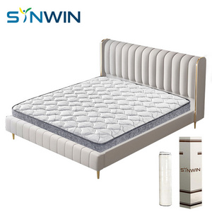 euro top roll up hotel pocket student compress foam bed spring king 100% rubber queen size price natural latex cheap mattress