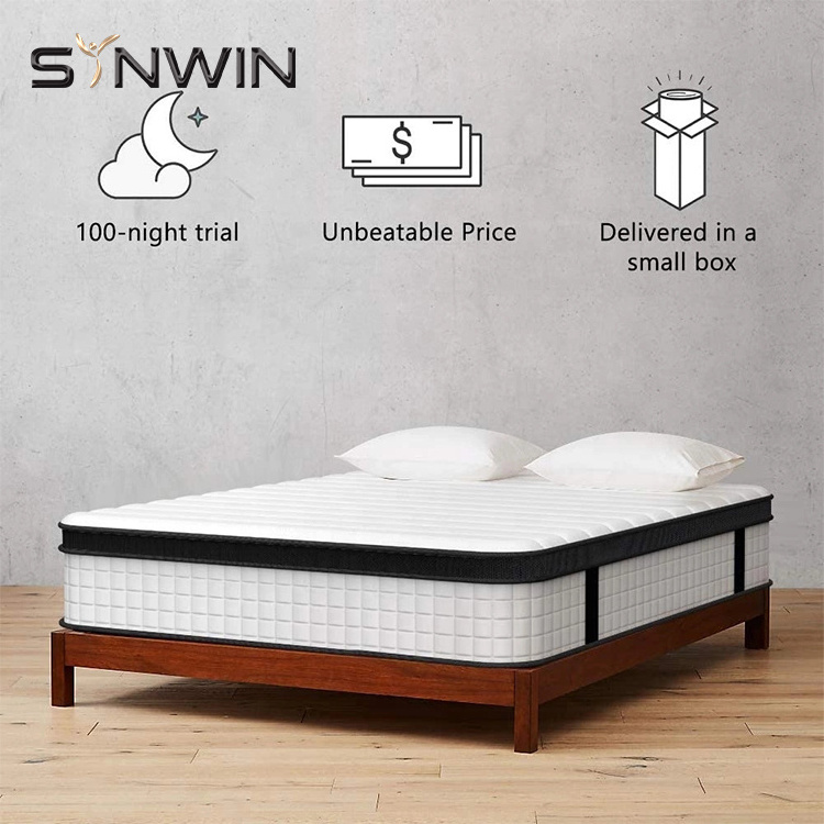 memory foam 12inches import euro top president king size bedroom furniture bed mattress supplier spring mattress