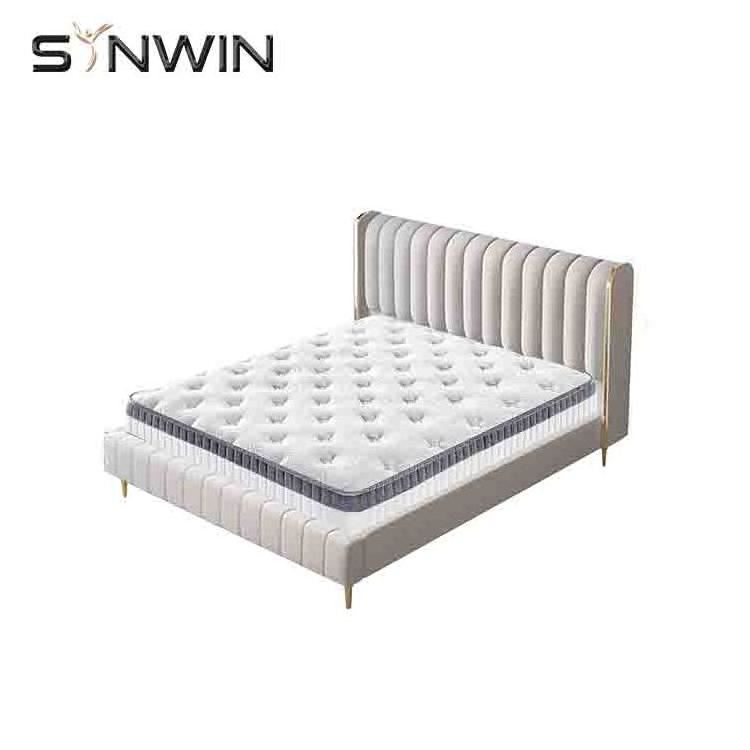 Firm euro top soft foam popular online rollable box Individually wrapped Inner spring the roll up mattress