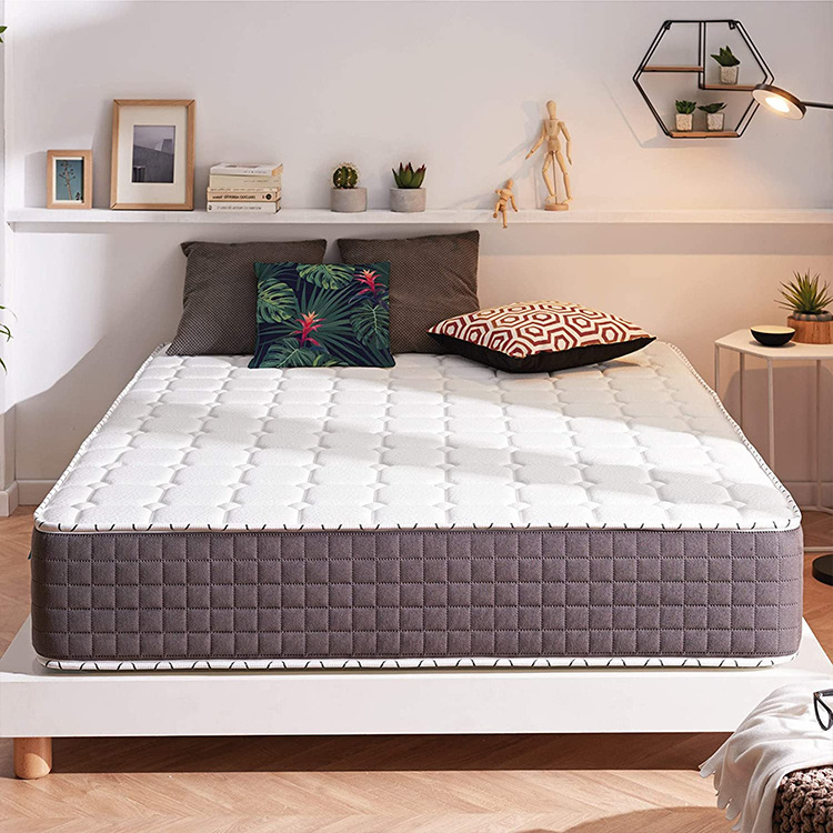 7 zones 3d pocket spring bedding Tight top rebonded foam mattresses