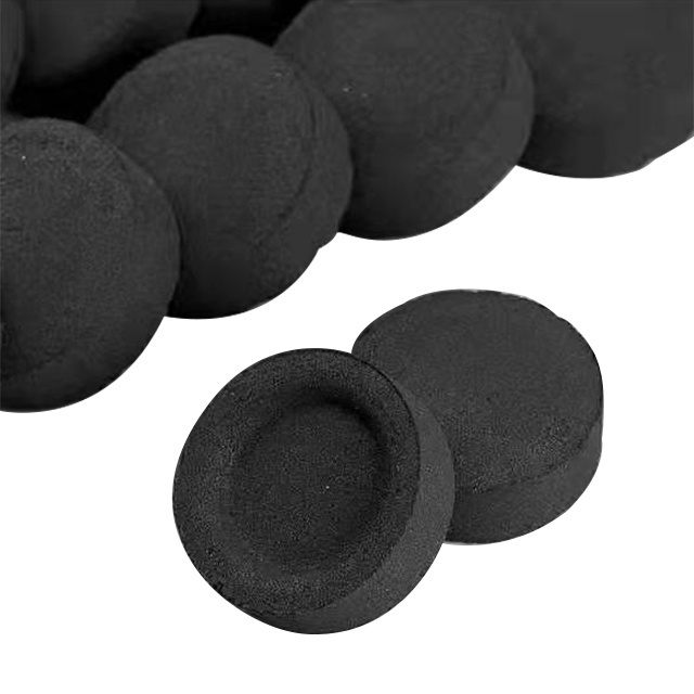 33mm 100% Apple Charcoal Fast Ignition Charcoal Tablets Wood Charcoal For Incense