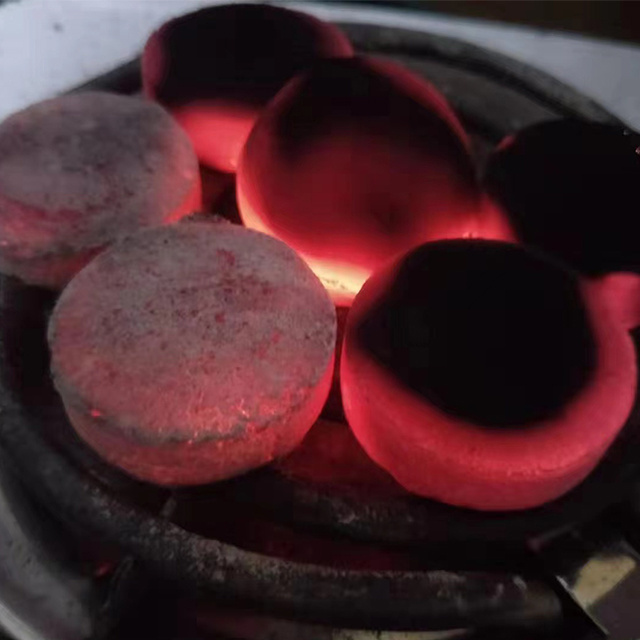 Clean, Non-crumbly, and Non-exploding Charcoal Tables for incense burning