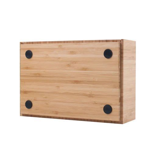 Desktop Storage Bamboo Pull-out Home Office Drawer Desk Storage Cabinet Shelf Wooden Box Bamboo Drawer B