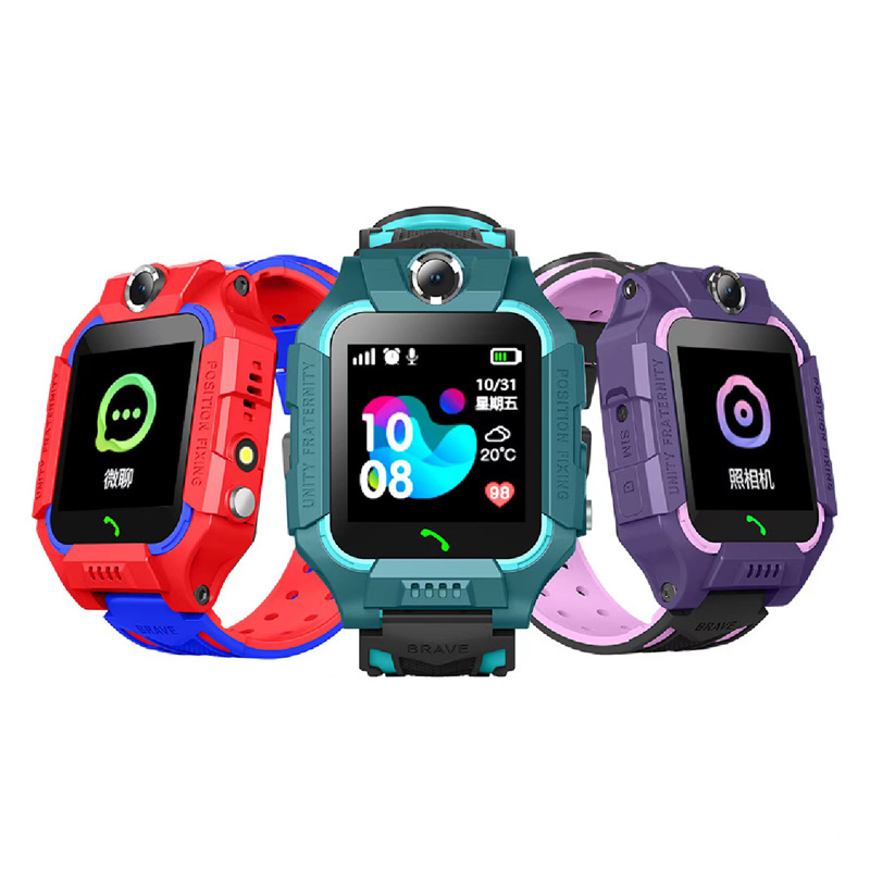 Q19-360 Dual Camera Hot Sale Kids Smart Watch LBS WiFi Positioning 2G SIM call SOS Waterproof for Children Safety Baby watch