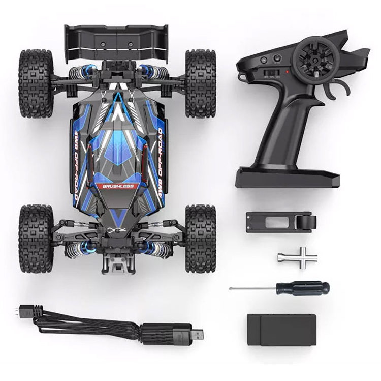 MJX Hyper Go 16207 1/16 Brushless Remote Control Cars 4WD 62km/H Electric Off Road Truggy Hobby Buggy 4X4 Monster RC Truck RTR