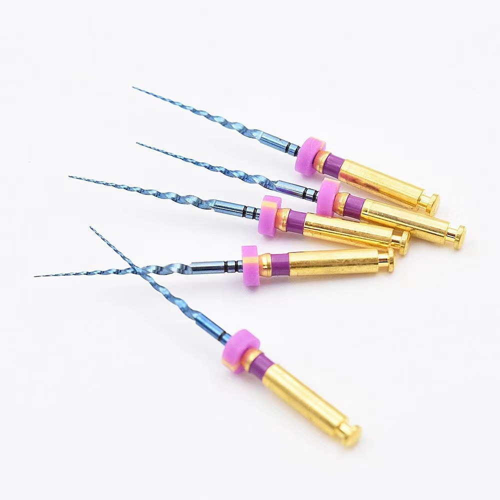 Dental Endo Motor Root Canal Files Heat Activation Gold Endodontic Files For Root Canal Files Endodontic Rotary