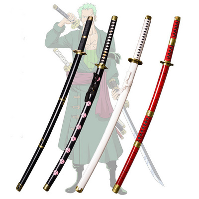 Hot 103cm 130cm Cosplay Sword Collection Decoration Anime Katana One Piece Roronoa Zoro Sword