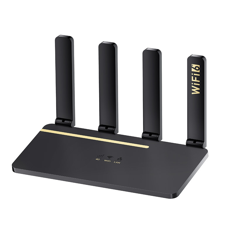 High Speed 300Mbps Dual Band 2.4G Wifi6 Lte Cpe Routers Wireless Wifi6 4G Router With Sim Card Slot