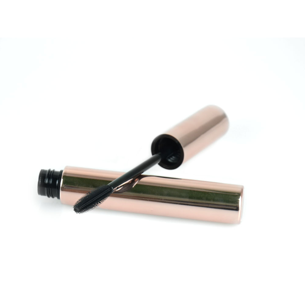 empty mascara tube 15ml with mascara brushes rose gold cosmetic packaging for mascara