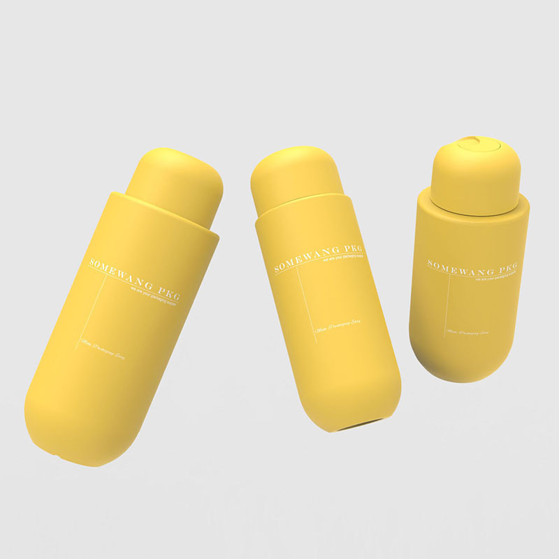 SOMEWANG Squeezable 250ml 300ml 400ml Plastic Packaging Bottles Cosmetic HDPE Shampoo and Conditioner Bottles with Disc Cap