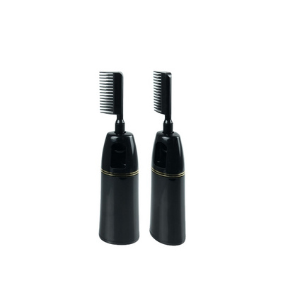 Plastic hair applicator bottle hair dye brush bottle hair oil bottle with comb