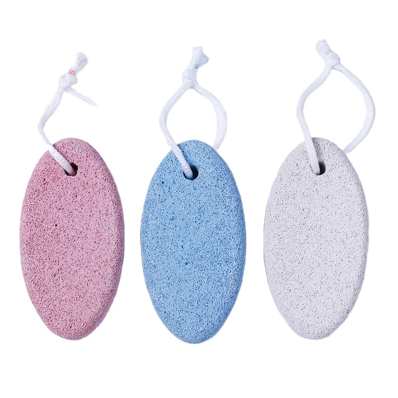 The latest oval foot scrubber pumice exfoliating foot stone